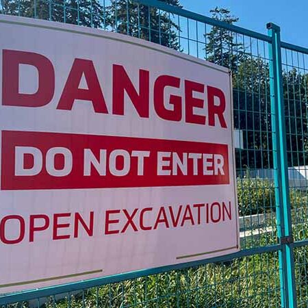 Rental Safety Fence for Dangerous Areas