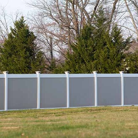 Weather control panel fence